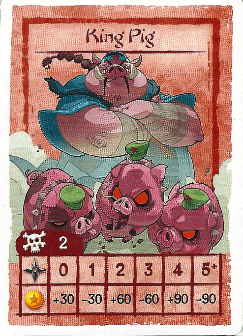 Shinobi WAT-AAH!: King Pig promo card