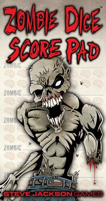 Zombie Dice: Score Pad