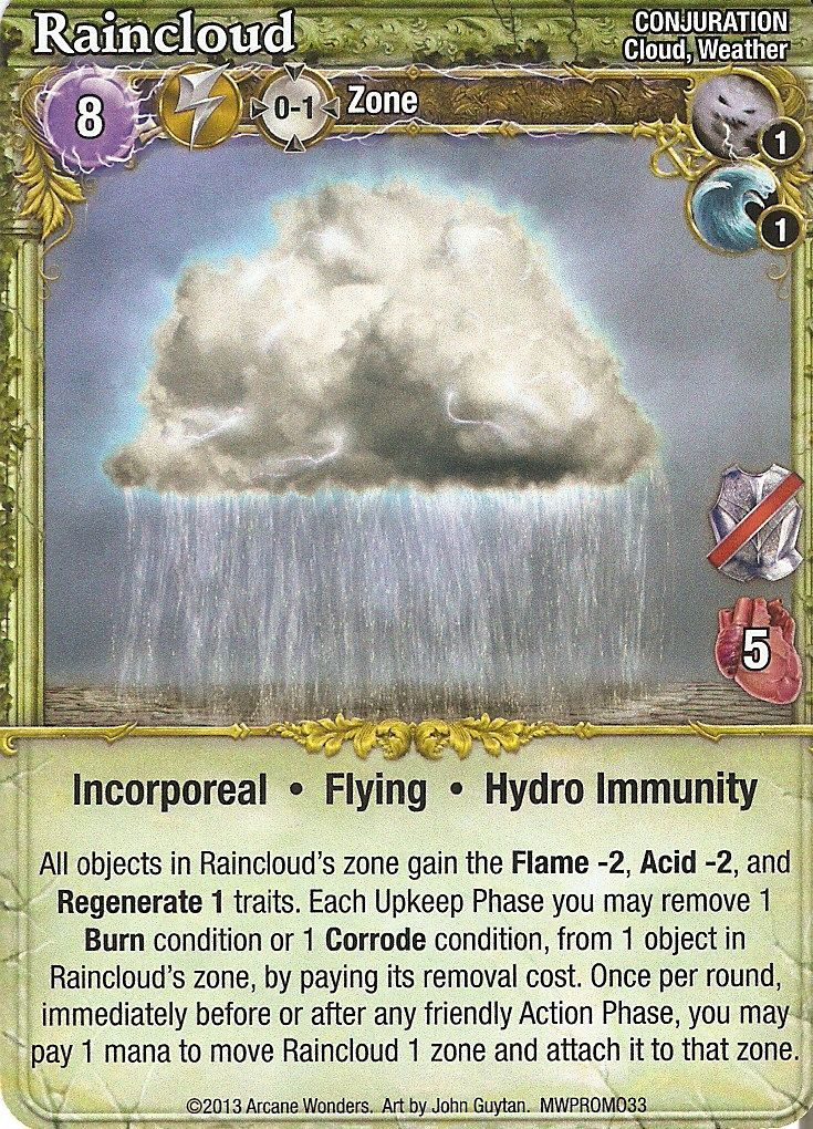 Mage Wars: Raincloud Promo Card