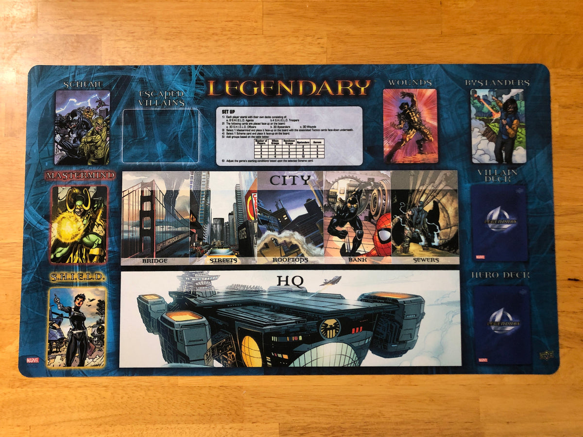 Legendary: A Marvel Deck Building Game – Playmat