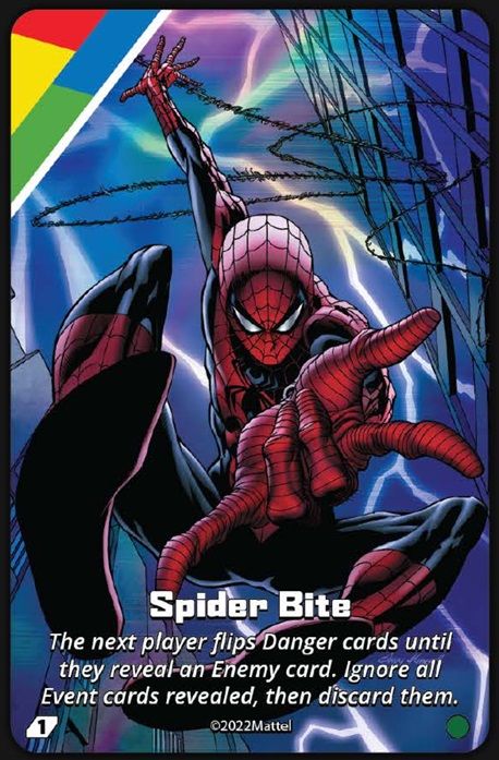 UNO Ultimate: Spider-Man – Spider Bite Foil Chase Card
