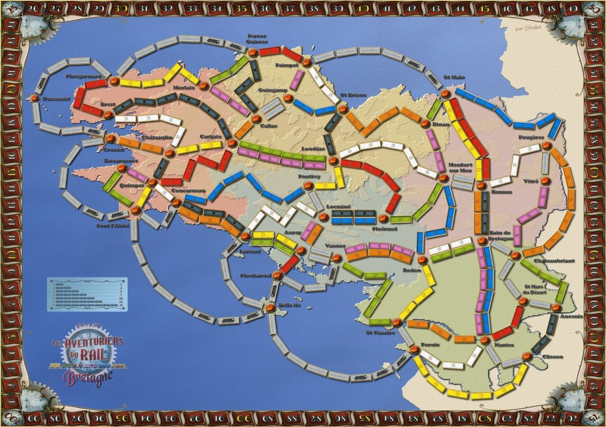 Bretagne (fan expansion for Ticket to Ride)