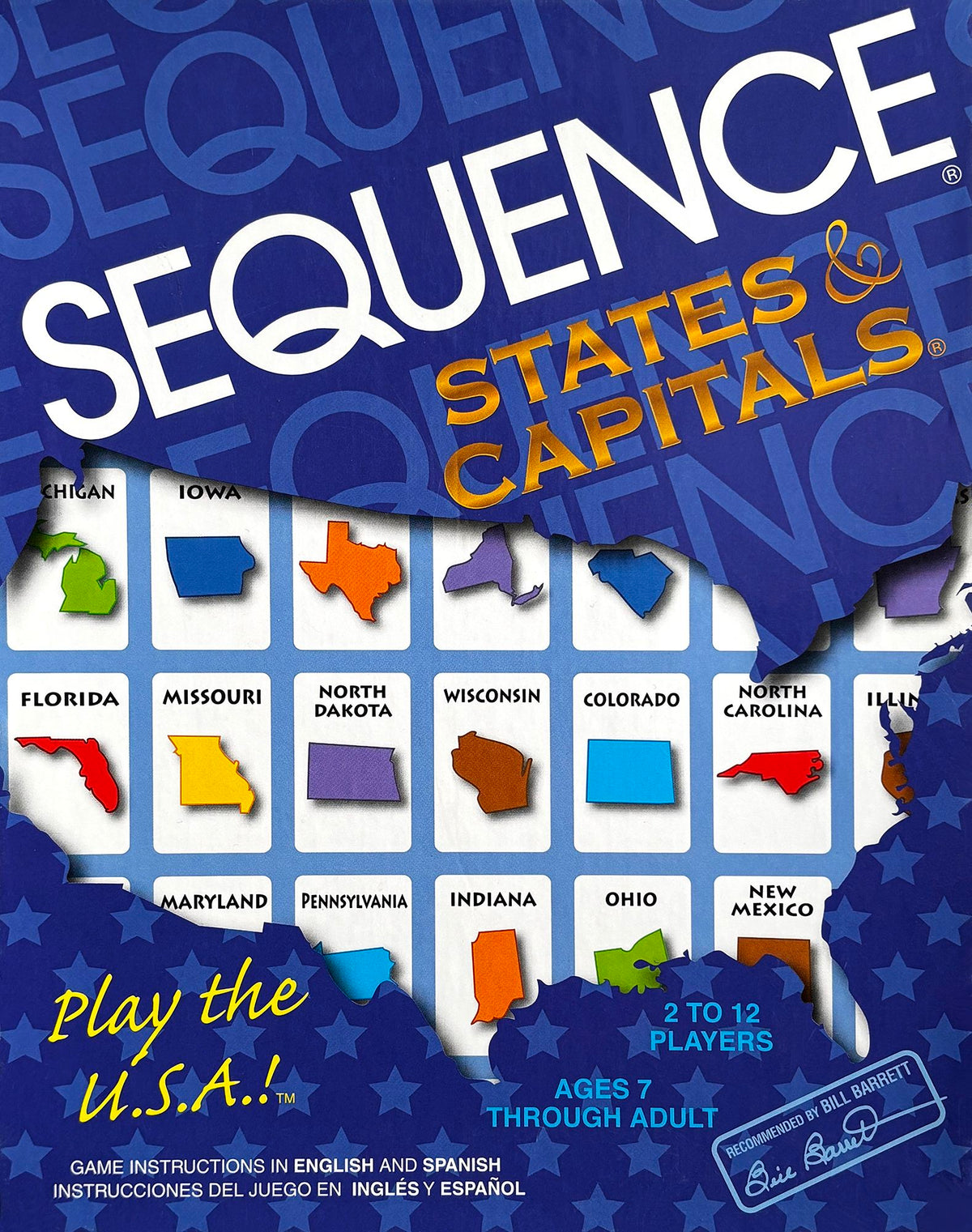 Sequence: States & Capitals