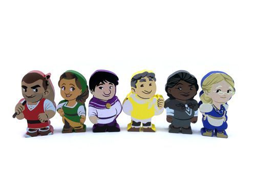 Charterstone: Large Painted Meeples