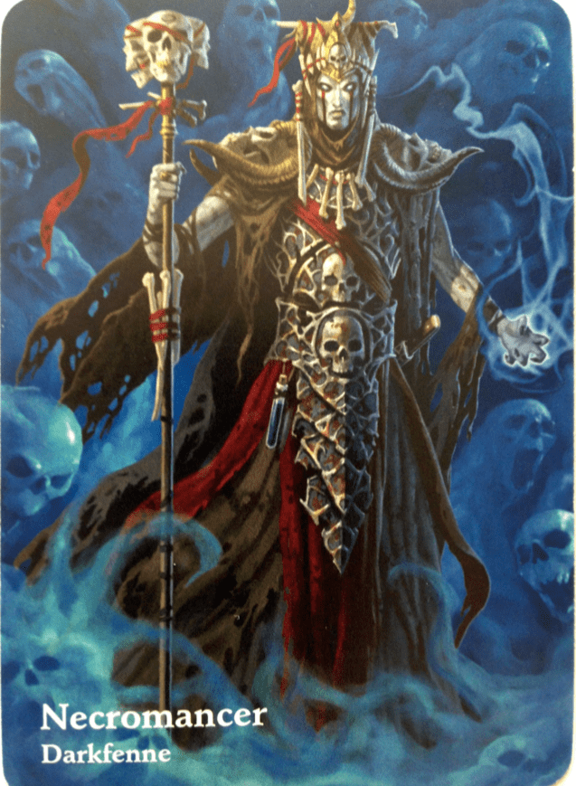 Mage Wars: Necromancer Alternate Art Promo Card