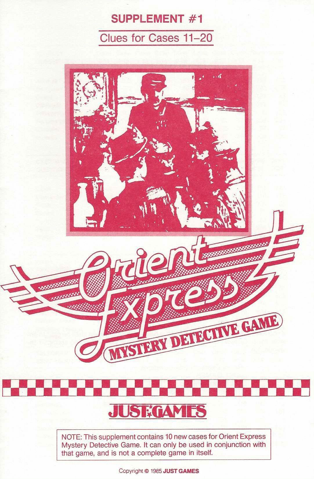 Orient Express Supplement #1