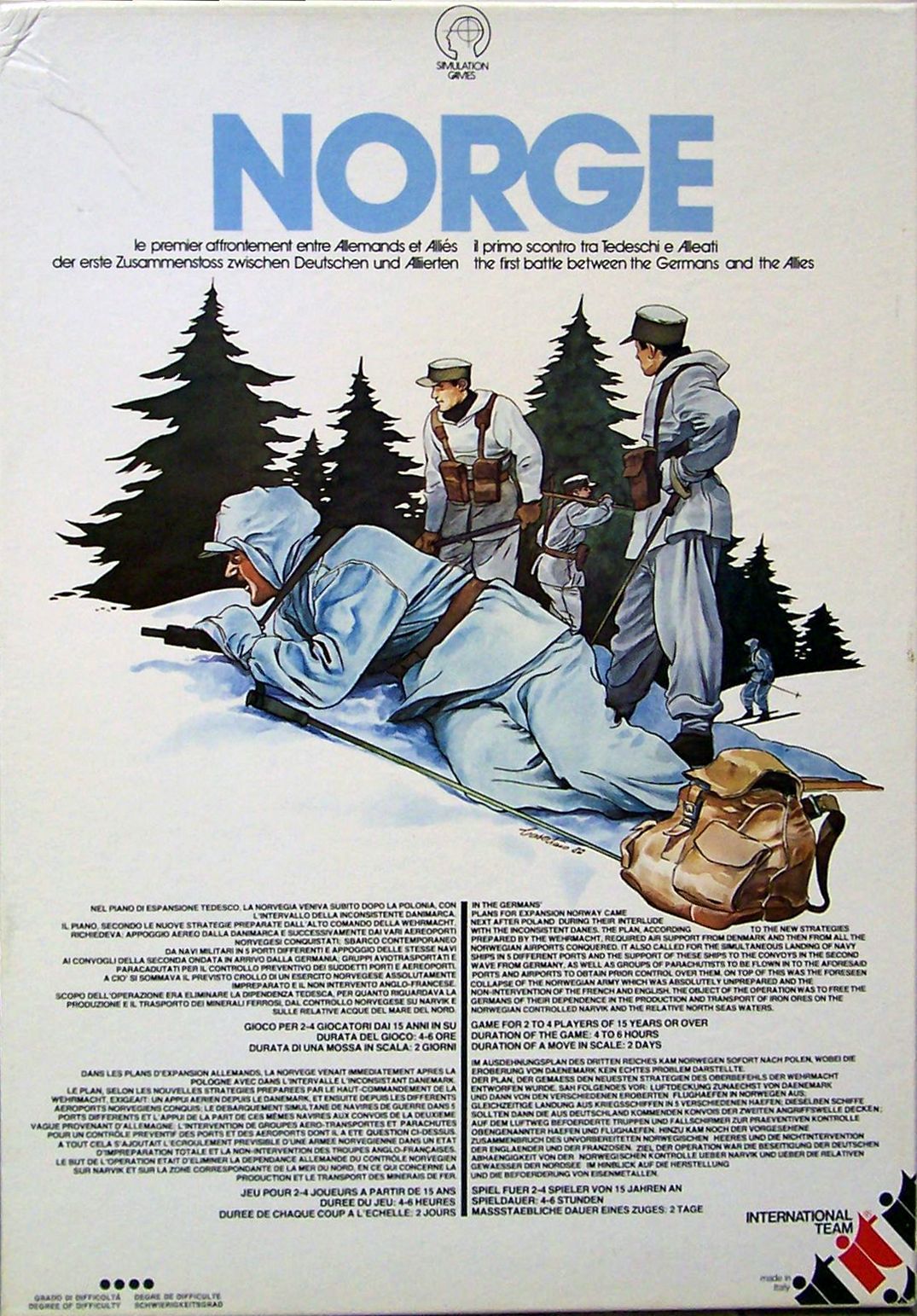 Norge: the first battle between the Germans and the Allies