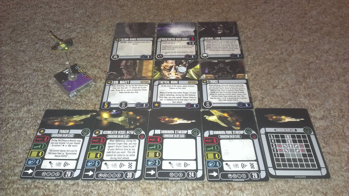 Star Trek: Attack Wing – Assimilated Vessel 64758 Dominion/Borg Expansion Pack