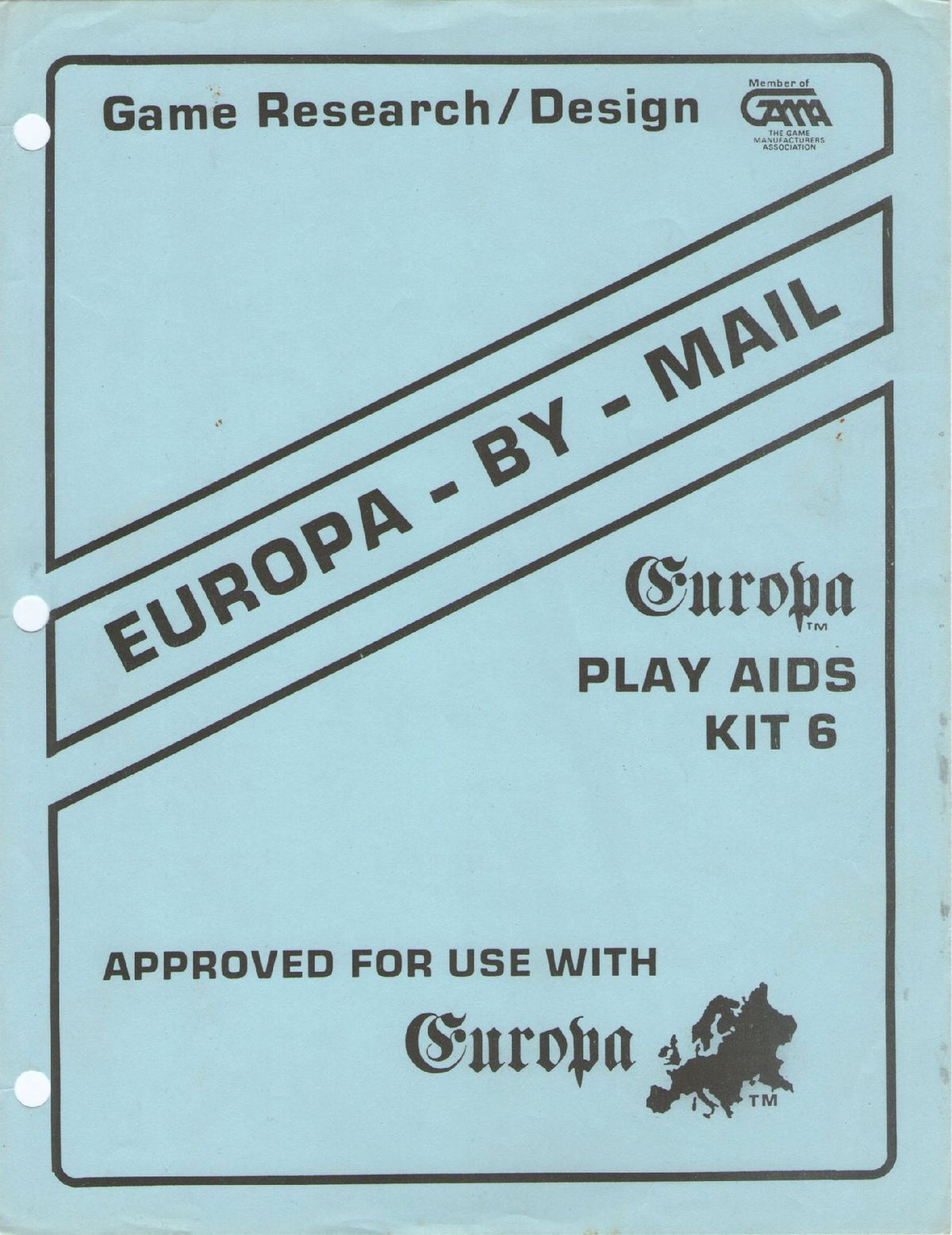 Europa By Mail, Europa play aids kit 6