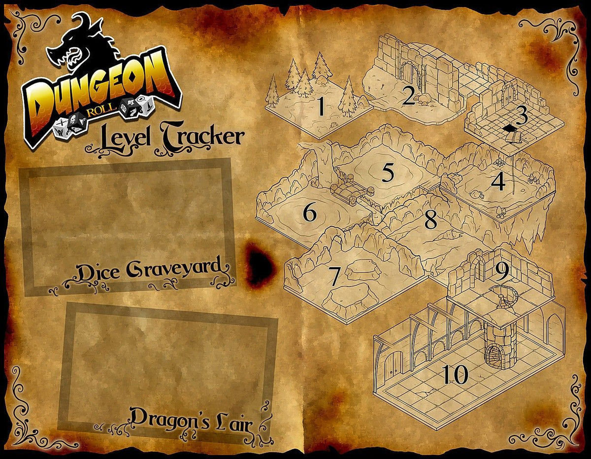 Dungeon Roll: Level Tracker