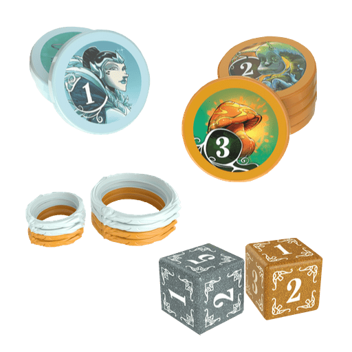 Wonderland's War: Caterpillar and White Queen Expansion – Deluxe Upgrade Kit