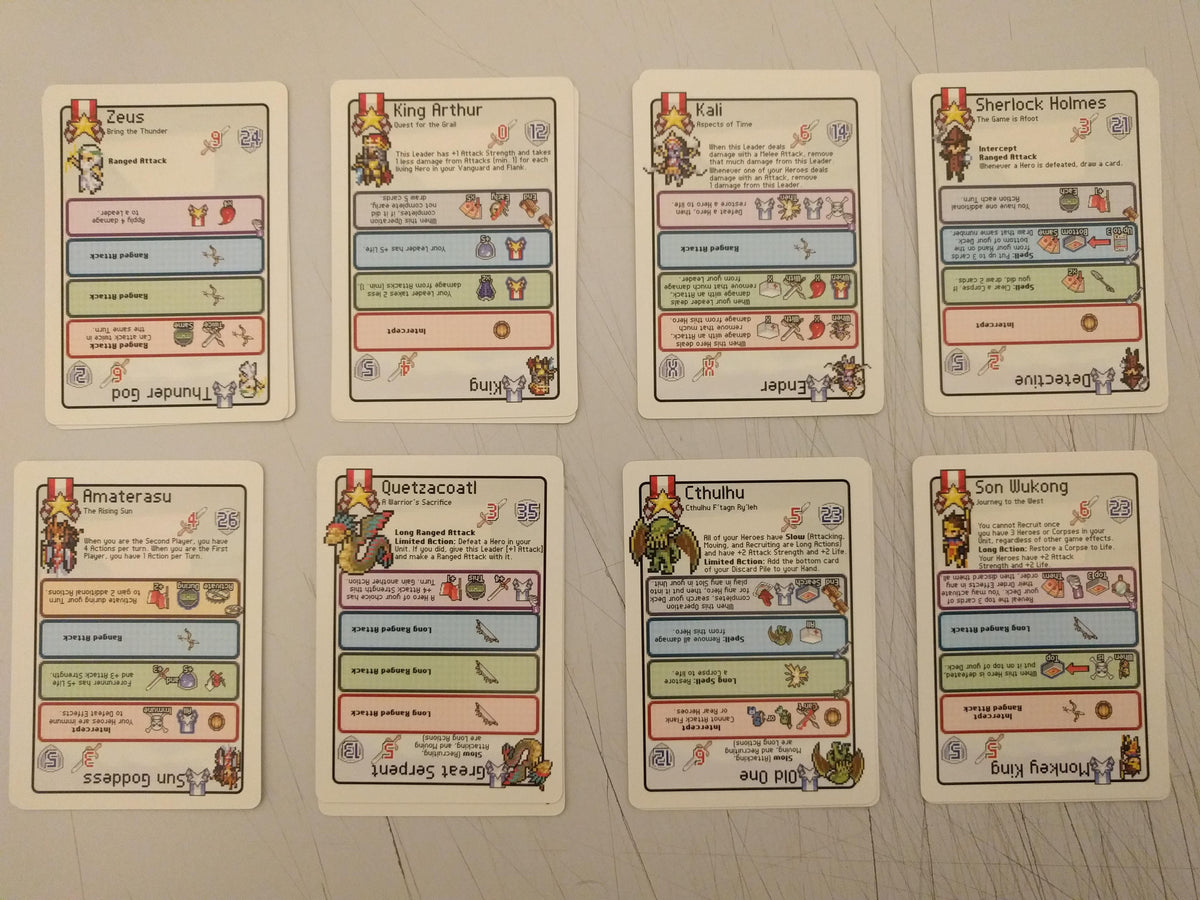 Pixel Tactics: Mythology Heroes Promo Set