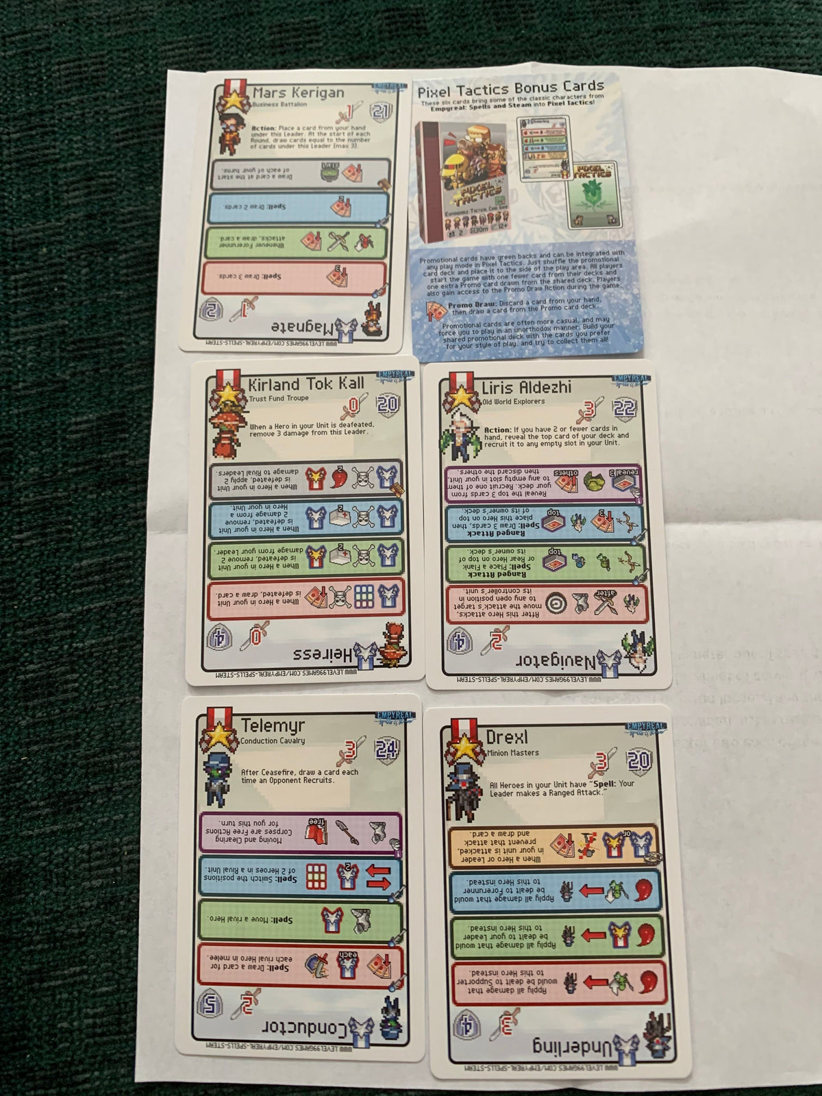 Pixel Tactics: Empyreal Promo Set