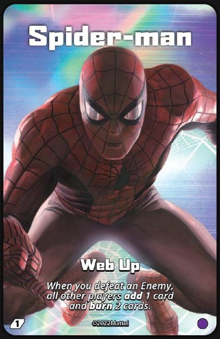 UNO Ultimate: Spider-Man – Web Up Ultra Rare Foil Chase Card