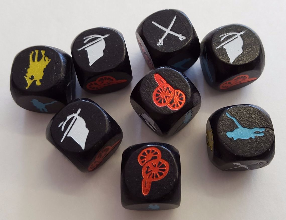 Commands & Colors Napoleonics: wooden dice
