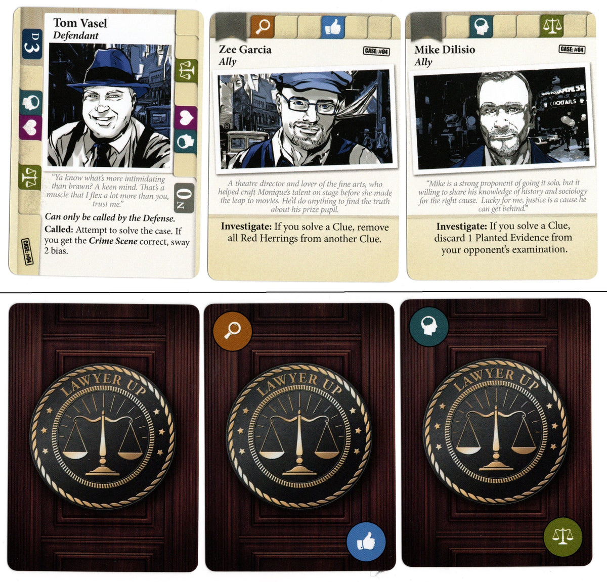 Lawyer Up: Season 2 – Private Eye: Dice Tower 2022 Promo Cards