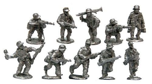 Warfighter: The WWII Tactical Combat Card Game – Expansion #16: German Metal Soldier Miniatures