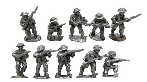 Warfighter: The WWII Tactical Combat Card Game – Expansion #15: UK Metal Soldier Miniatures