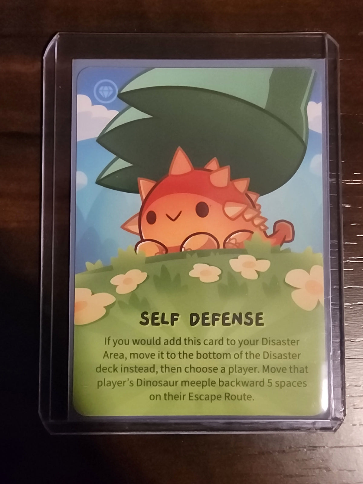 Happy Little Dinosaurs: Self Defense Promo Card