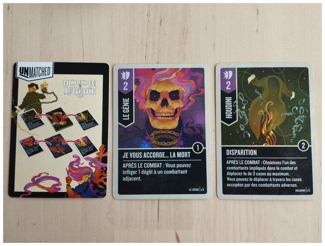 Unmatched: Houdini vs. The Genie – Foil Cards