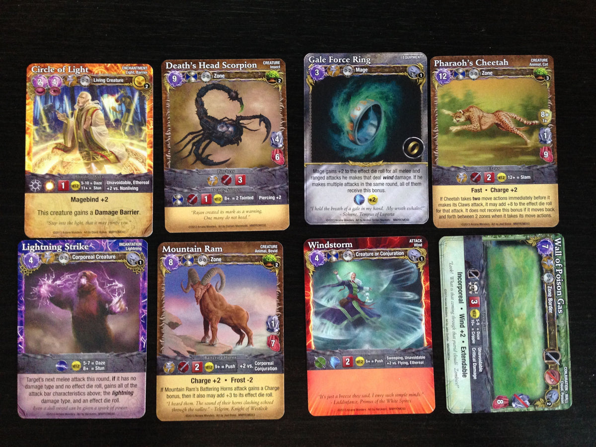 Mage Wars: Dice Tower 2014 Non-Kickstarter promo card set