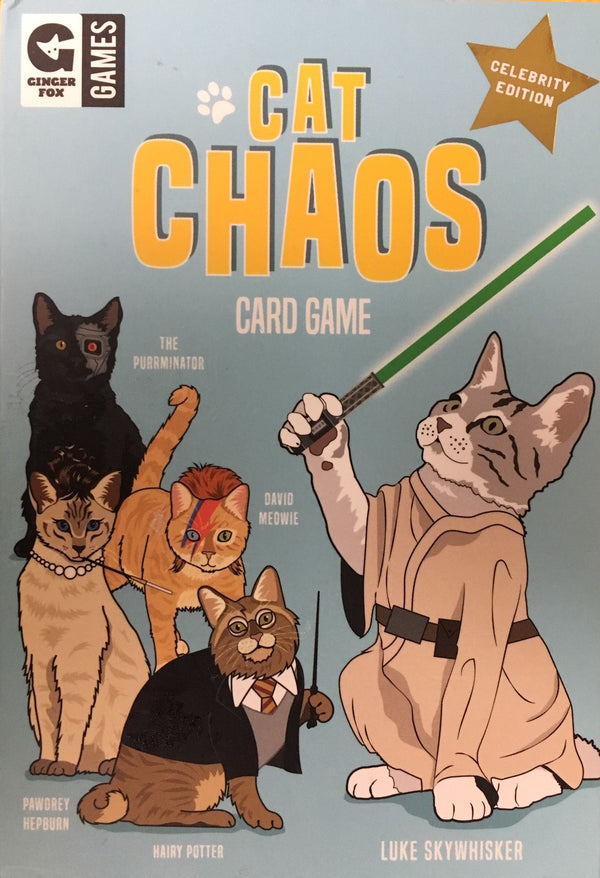 Cat Chaos Card Game: Celebrity Edition - Ginger Fox Games