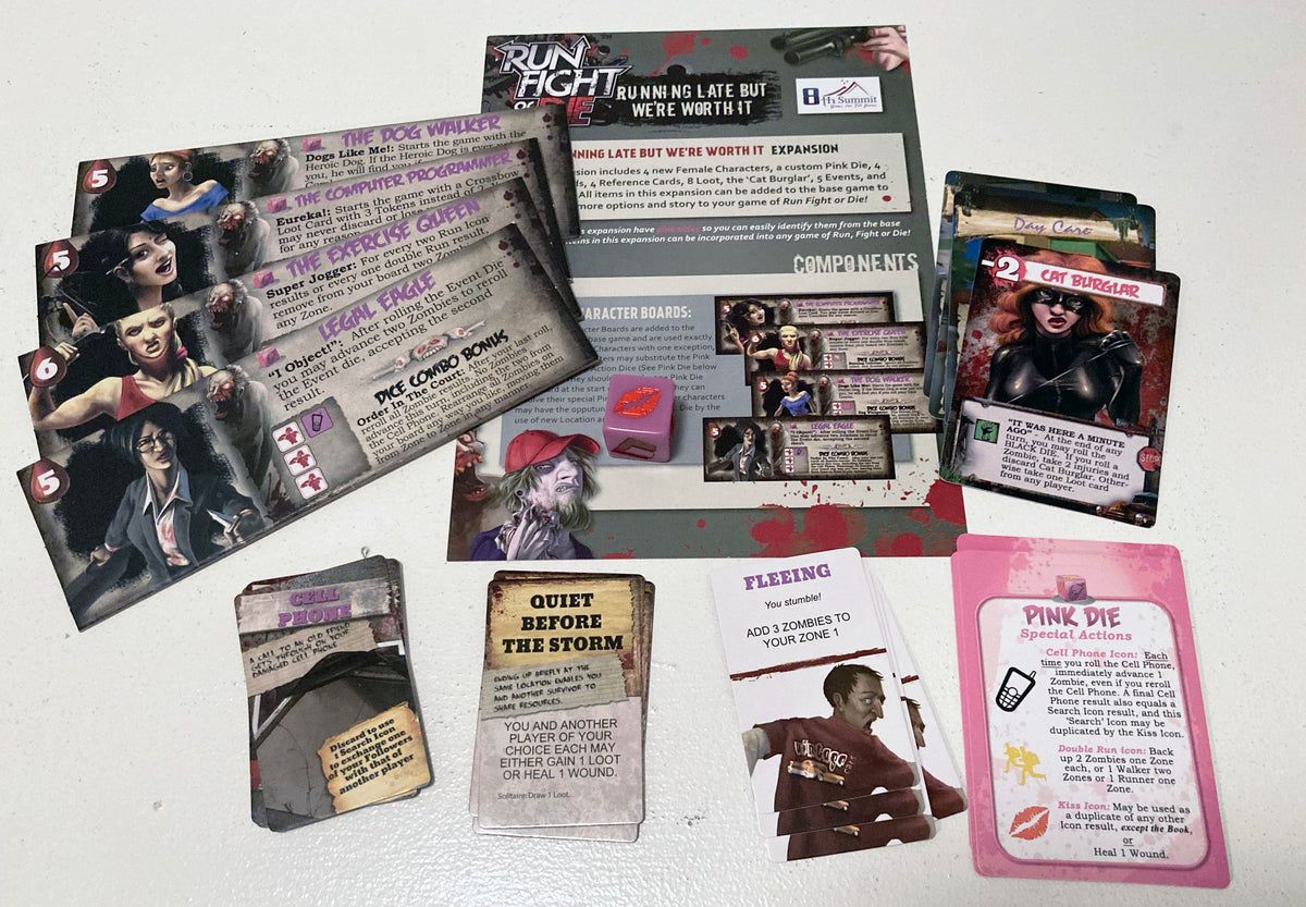 Run, Fight, or Die!: Running Late But We're Worth It Expansion