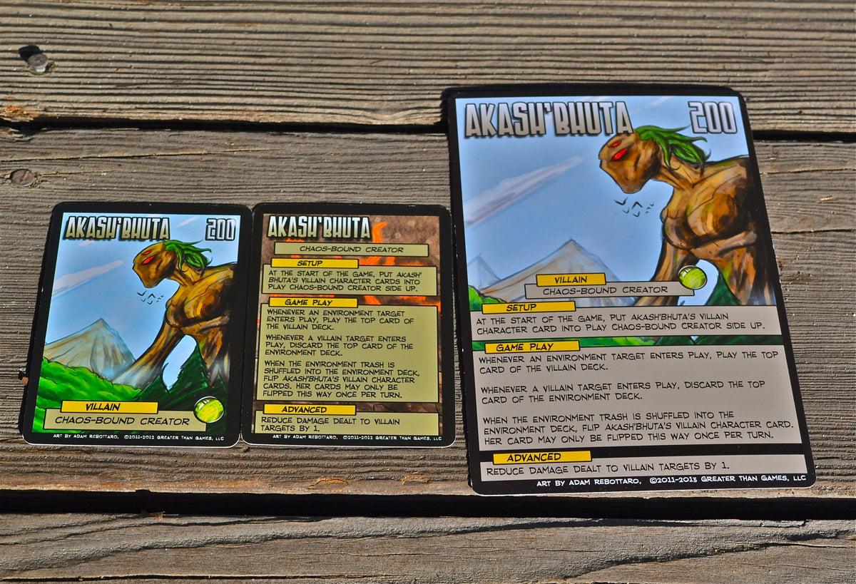 Sentinels of the Multiverse: Villain Oversized Cards