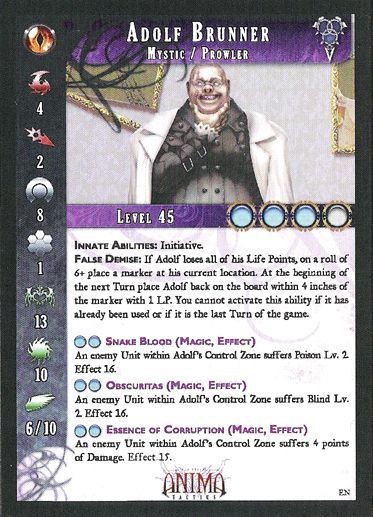 Anima Tactics: Adolf Brunner