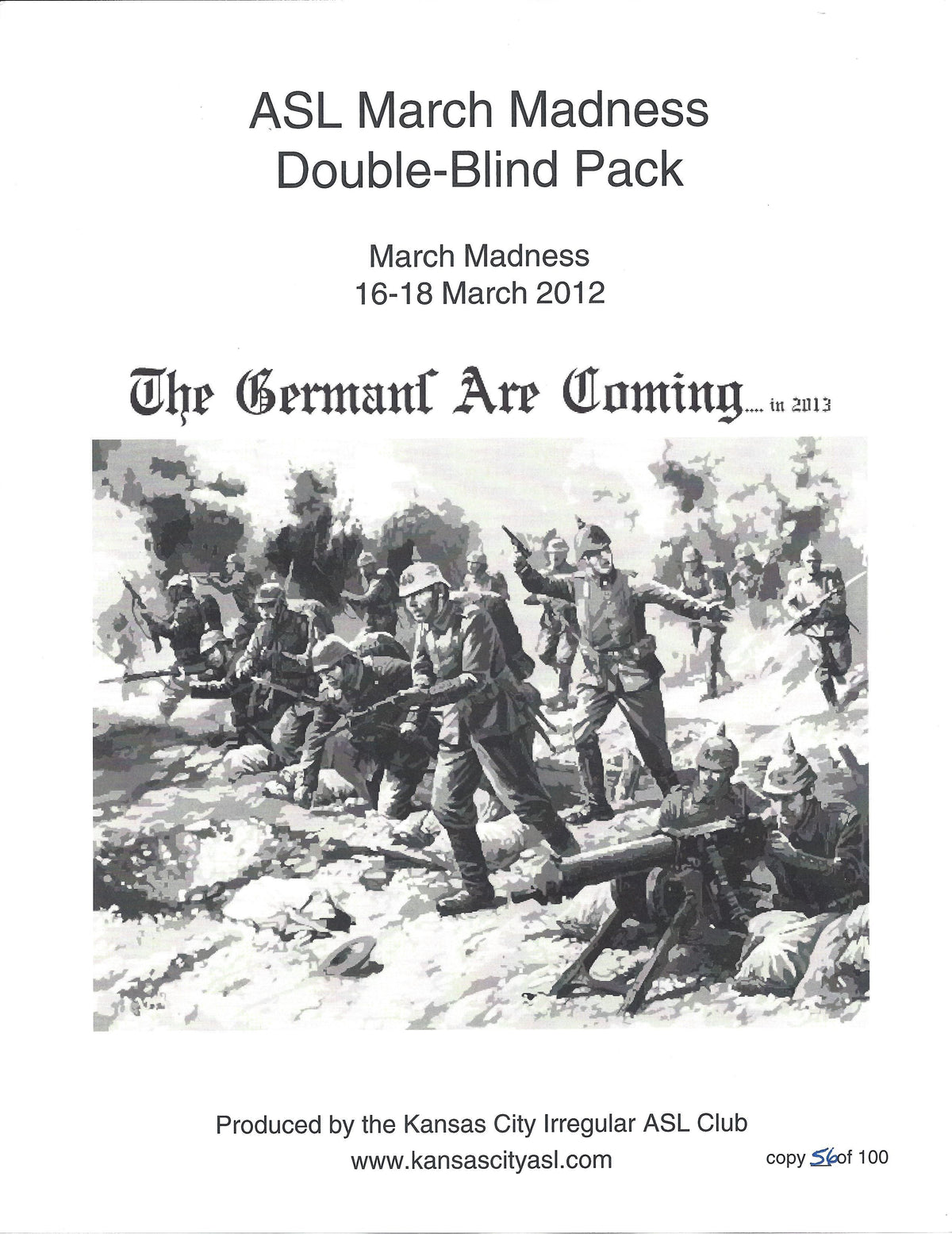 ASL March Madness Double-Blind Pack
