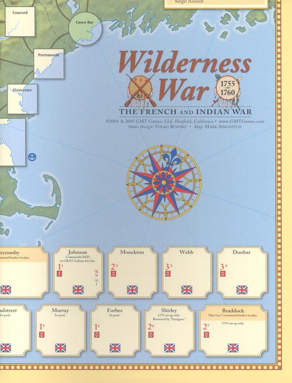 Wilderness War: Deluxe Map
