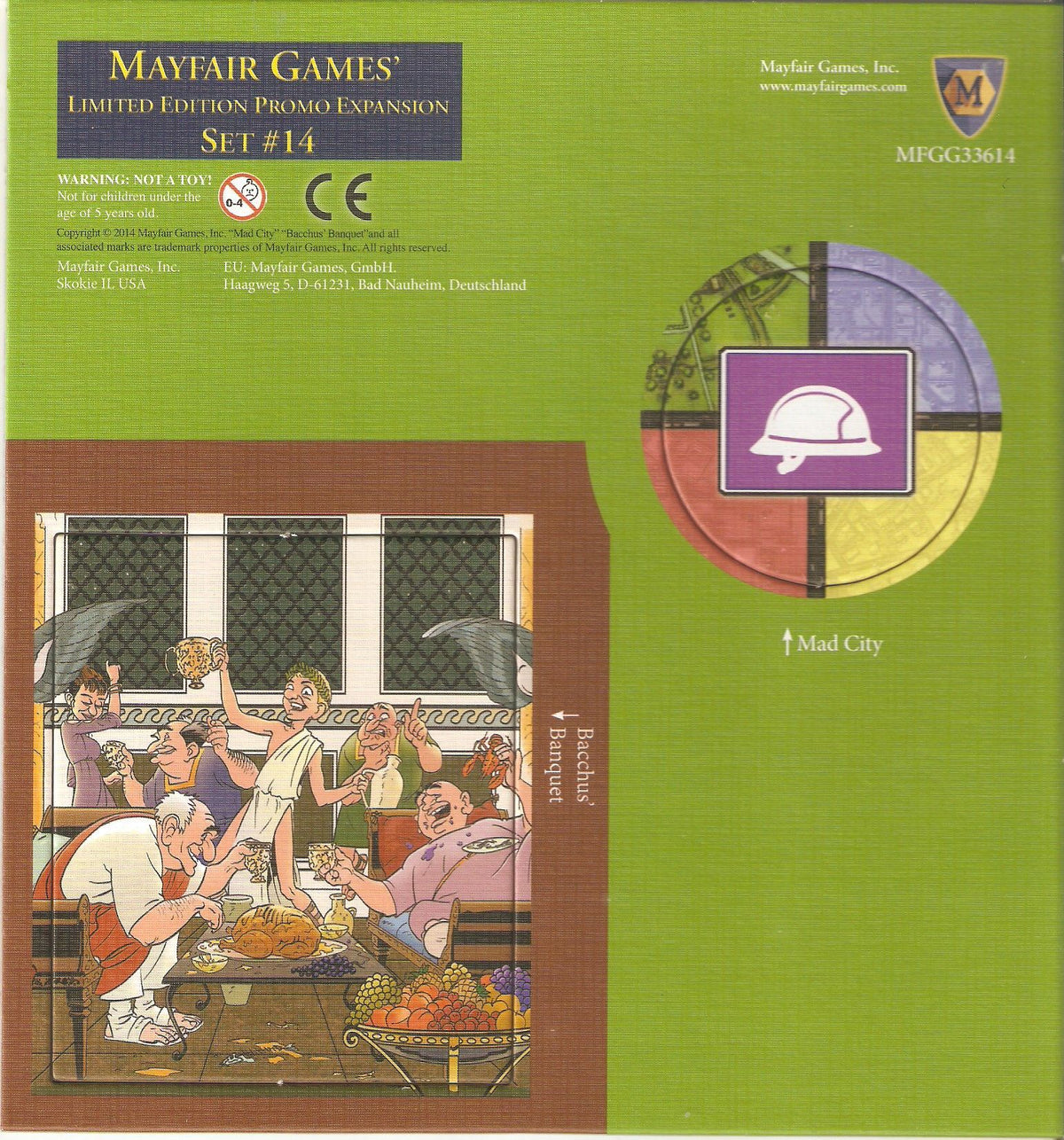 Mayfair Games' Limited Edition Promo Expansion Set #14