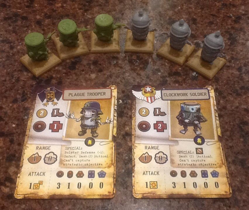 Rivet Wars: Clockwork Soldiers vs. Plague Troopers