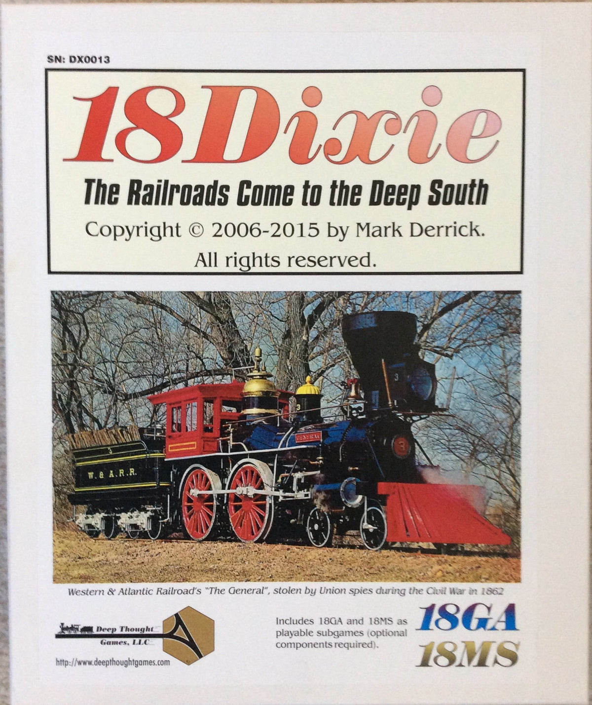 18Dixie with 18MS and 18GA
