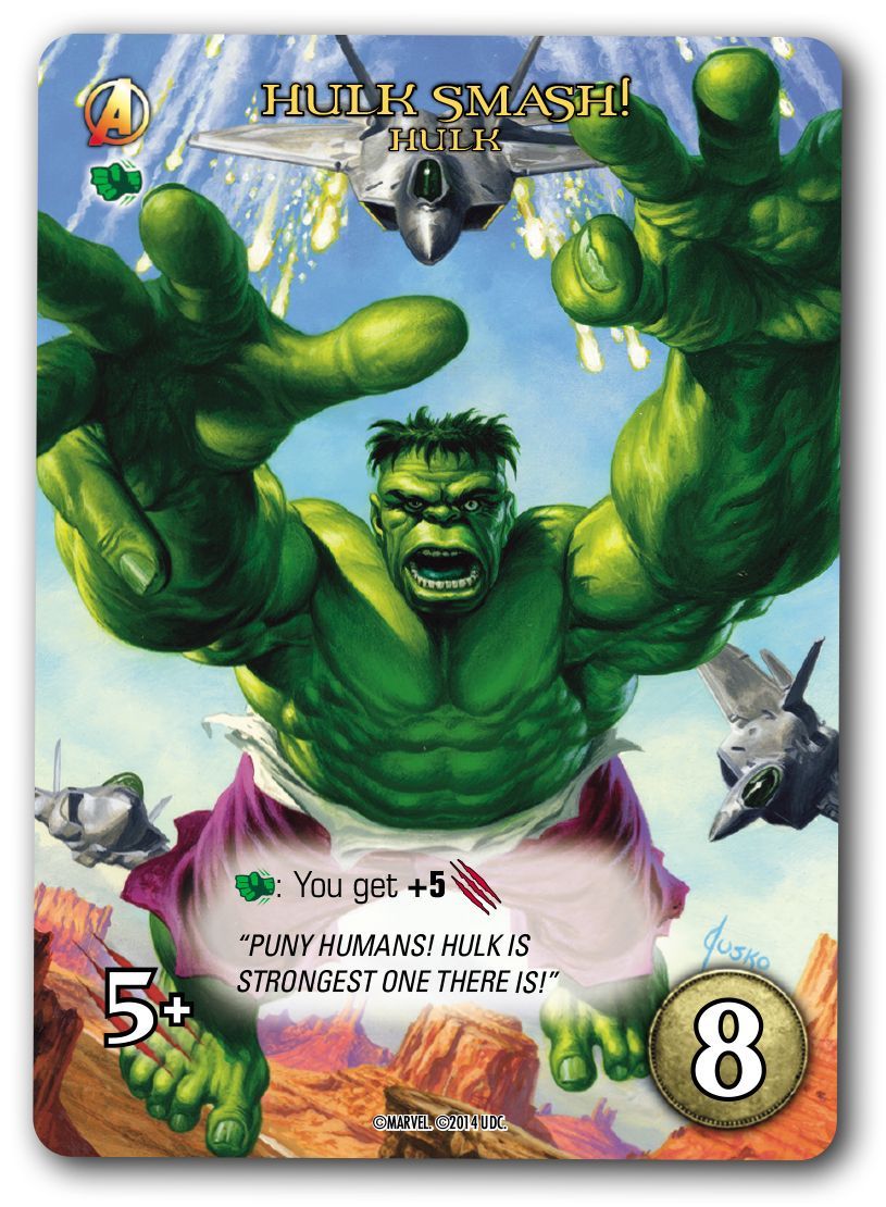 Marvel Masterpiece Trading Card: Hulk