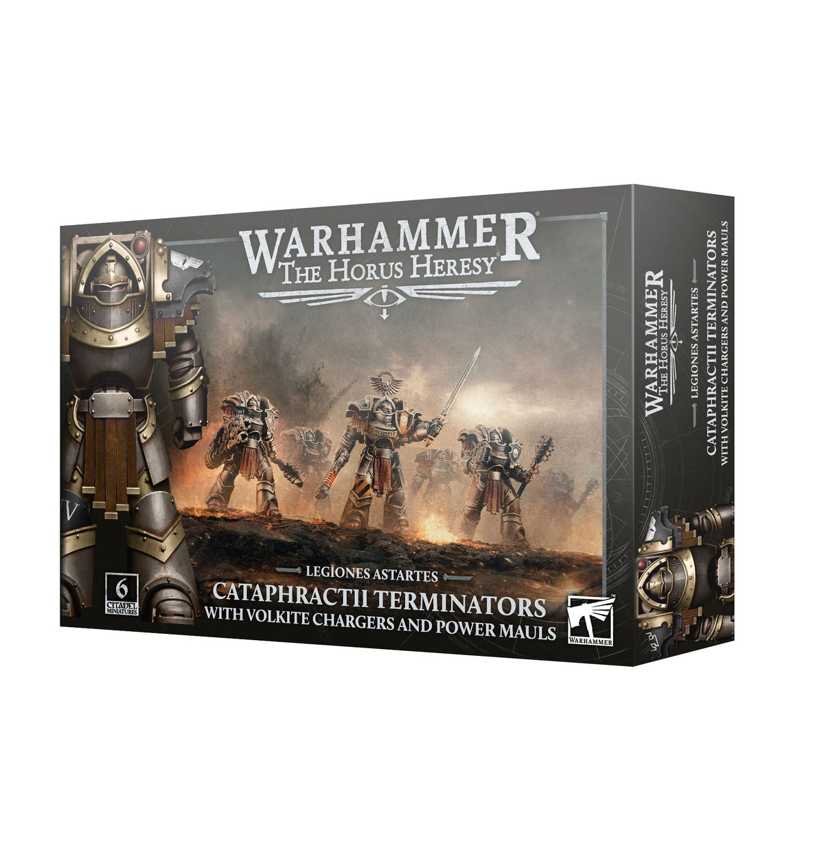 Legiones Astartes Cataphractii Terminators with Volkite Chargers and Power Mauls