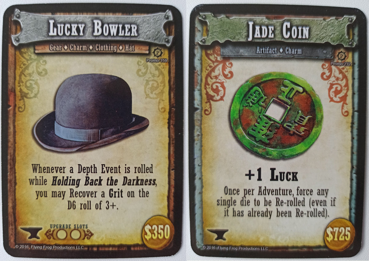 Shadows of Brimstone: DiceFest 2017 Promo Cards