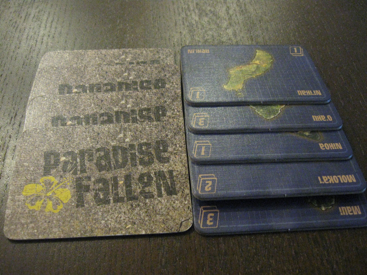 Paradise Fallen: Upgraded Island Cards