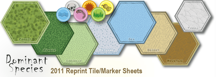 Dominant Species: 2011 Reprint Tile/Marker Sheets