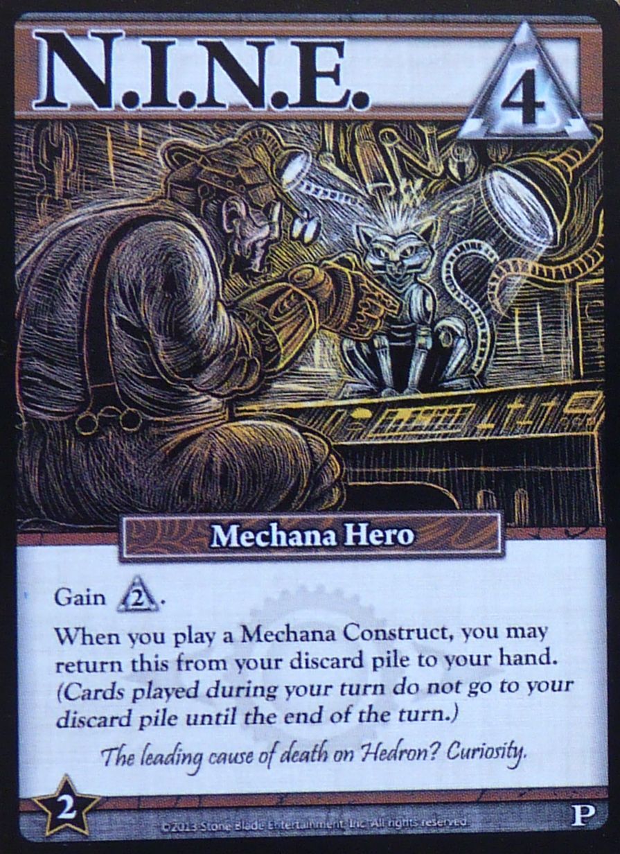 Ascension: Chronicle of the Godslayer – N.I.N.E. Promo Card