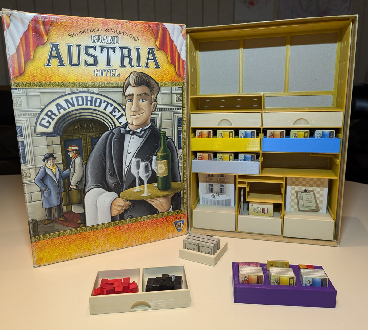 Grand Austria Hotel: Upended Games Organizer