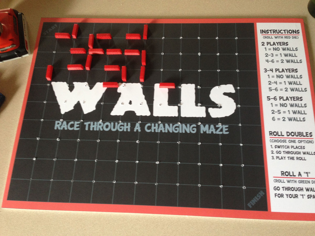 WALLS: Race Through a Changing Maze