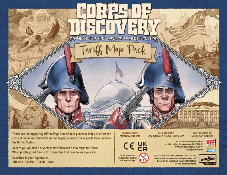 Corps of Discovery: Tariff Map Pack