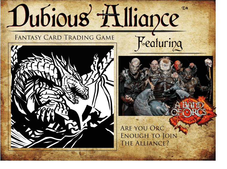 Dubious Alliance Fantasy Card Trading Game