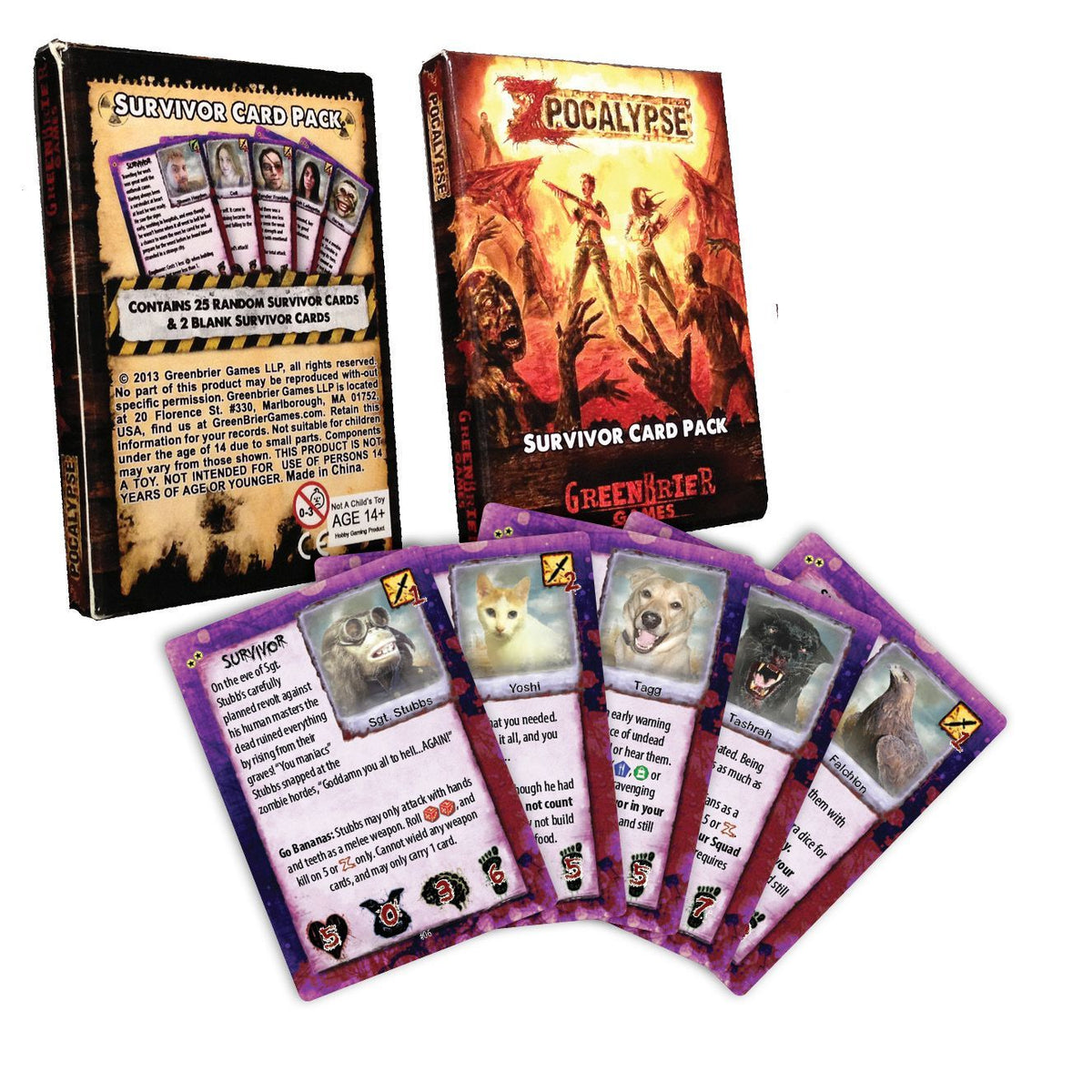 Zpocalypse: Animal Survivor Card Pack