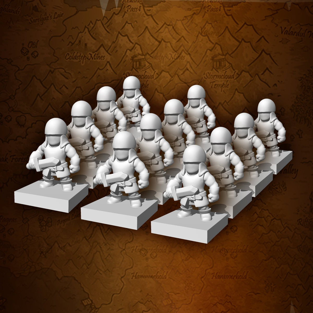 Kingdom Rush: Rift in Time – Soldier Miniatures