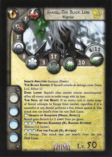 Anima Tactics: Samiel, The Black Lion