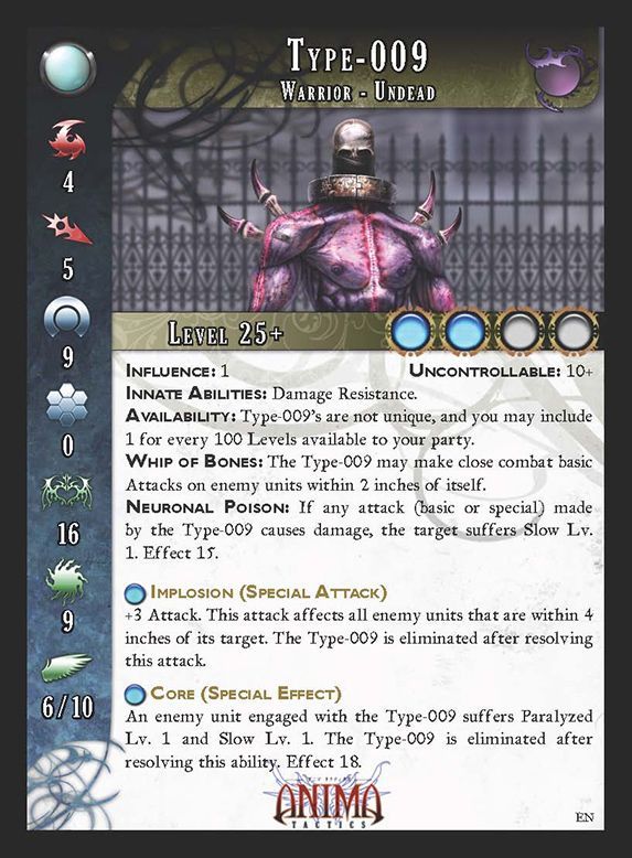 Anima Tactics: Type-009 Deathhead