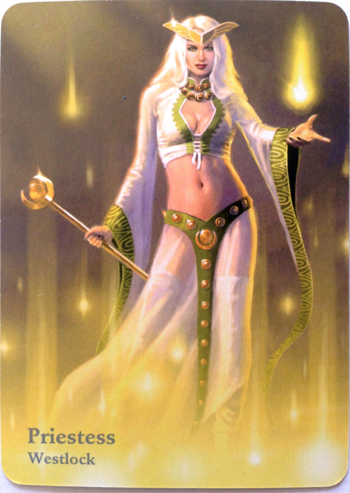Mage Wars: Priestess Alternate Art Promo Card