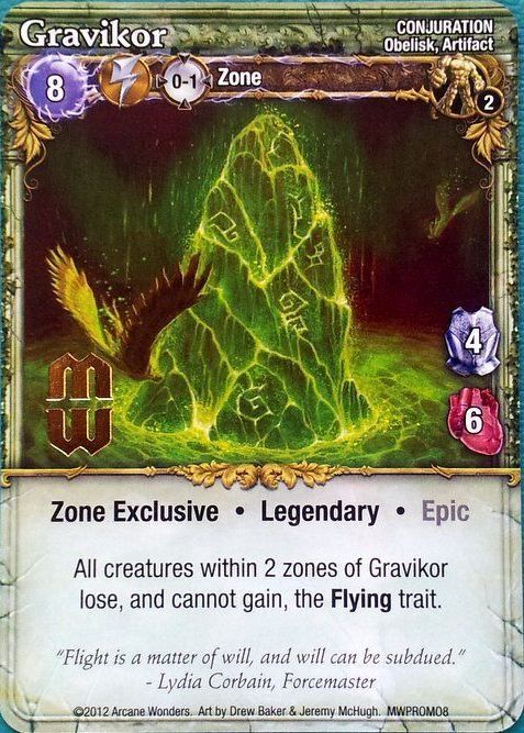 Mage Wars: Gravikor Promo Card